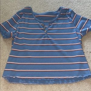 Look alike brandy striped top
